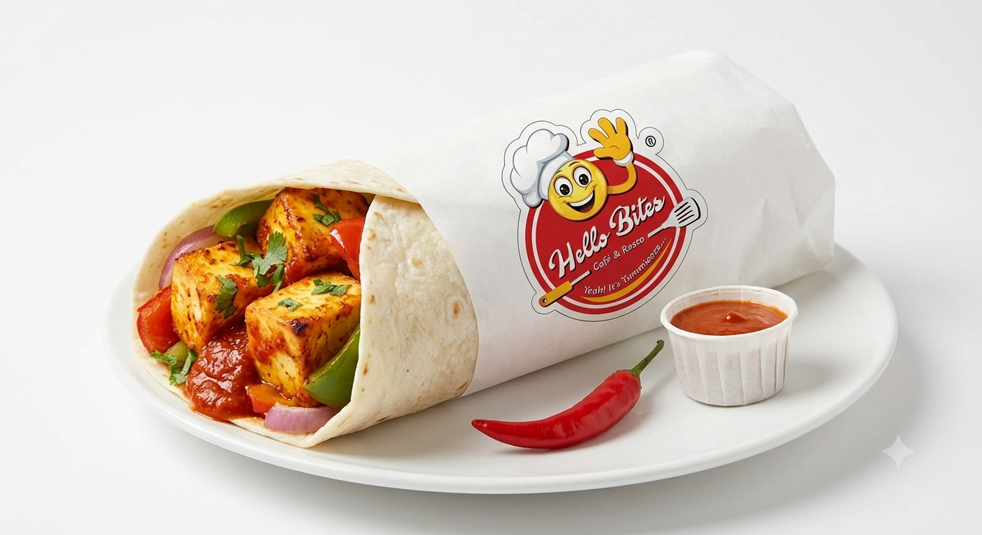 Spicy Paneer Wrap