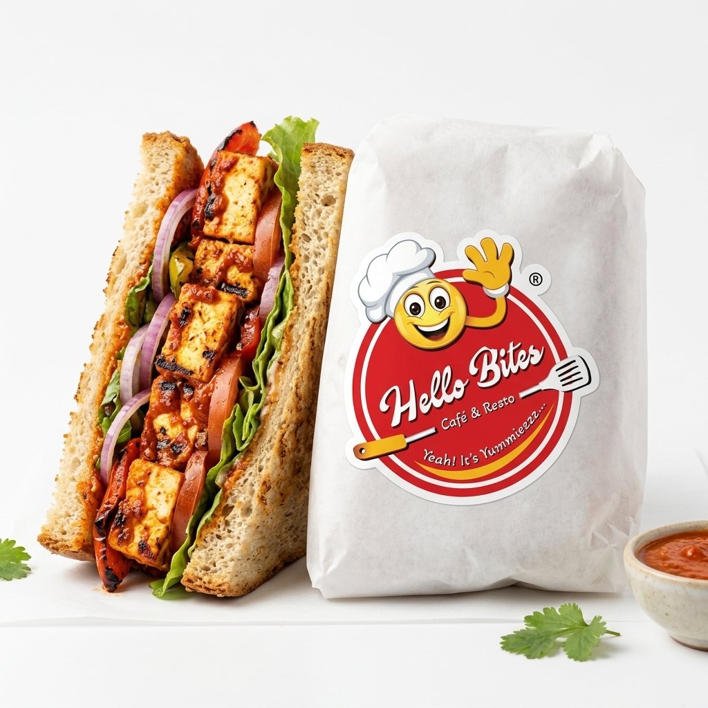 Peri Peri Paneer Sandwich